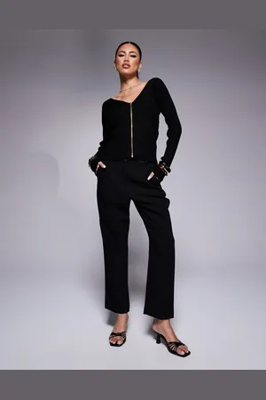 River Island Sorte cigaret-smokingbukser