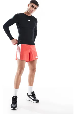 adidas Adidas Running - Adizero - Røde shorts med gel-lommer