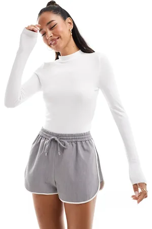 ASOS Bodysuit med lange ærmer og rullekrave i
