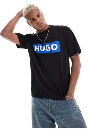 Hugo Blue Afslappet og T-shirt med logo