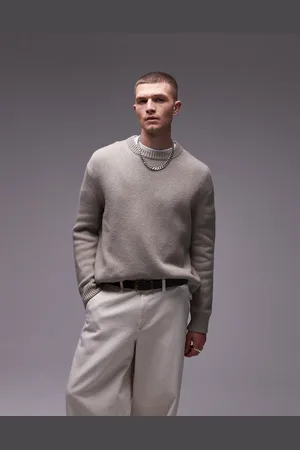 ARKET Oversized trøje i uldblanding-Neutral