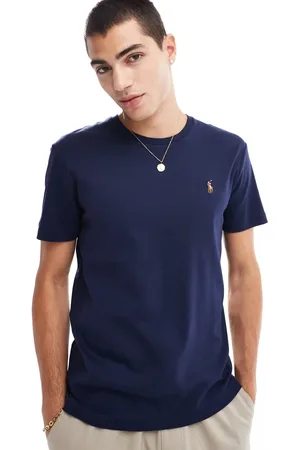 Ralph Lauren T-shirt i pima-bomuld med ikonlogo