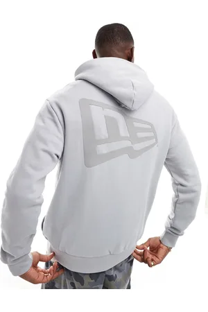 New Era Hættetrøje med logoprint på ryggen