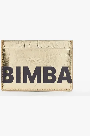 Bimba y Lola Guldfarvet kortholder med logo