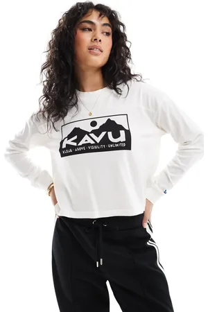 Kavu Francis - T-shirt med lange ærmer og logo