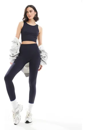 ONLY Mørke marineblå og sømløse leggings - Del af sæt