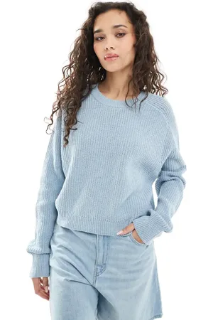Cotton On Cotton On - Blå sweater med rund hals