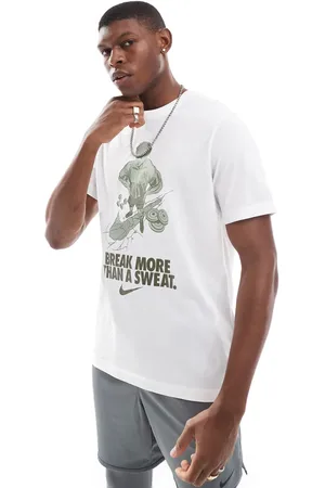 Nike Dri-FIT - kortærmet T-shirt med slogan