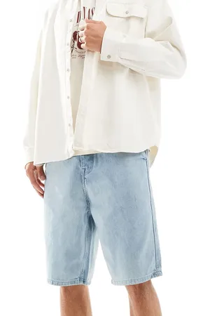 Brave Soul Denimshorts i lyseblå vask