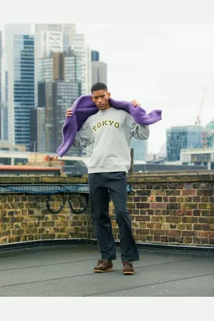 Topman Oversized sweatshirt med 
