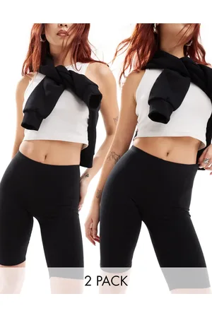 ONLY Pakke med 2 sorte leggingshorts