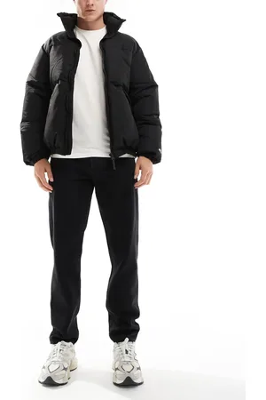 Only & Sons Løstsiddende og tapered jeans i forvasket sort