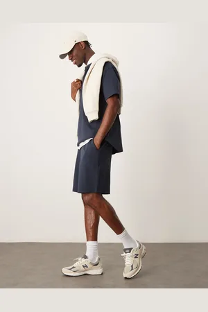 New Look Navyfarvede jerseyshorts fra