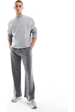 Brave Soul Joggingbukser med vide ben i syrevask