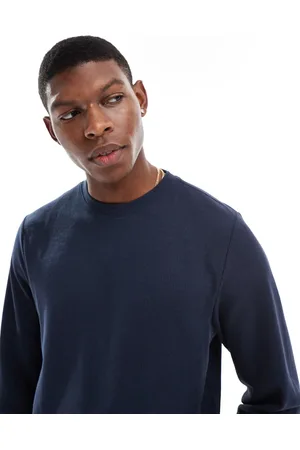 New Look Loungewear - og langærmet T-shirt med vaffeltekstur - Del af sæt