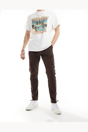 ASOS Brune og tapered cargobukser