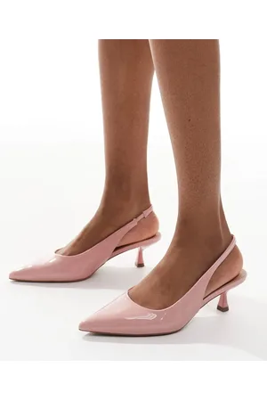 New Look Lyserøde pumps med hæl og hælrem