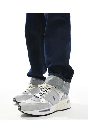 Ralph Lauren Trackster 250 - Grå sneakers med logo