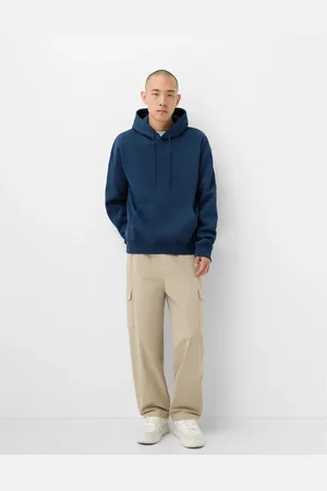 Bershka Sandfarvede cargobukser-Neutral