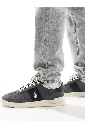 Ralph Lauren Heritage Aera - Grå og sorte sneakers