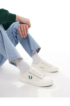 Fred Perry Hughes - Hvide kanvas-sko