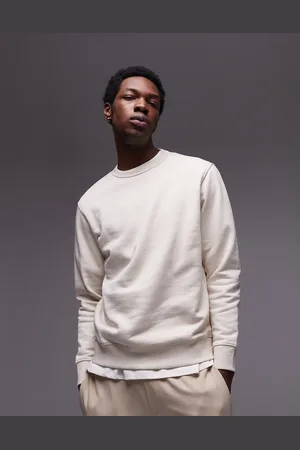 MANGO Beige sweatshirt med rund hals-Neutral