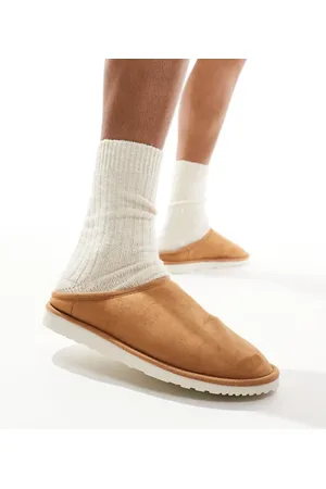 JACK & JONES Beige mule-hjemmesko i imiteret ruskind-Neutral