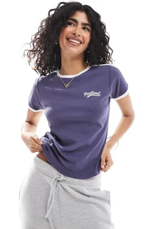 Cotton On Cotton On - Afslappet T-shirt med ærmestriber og 