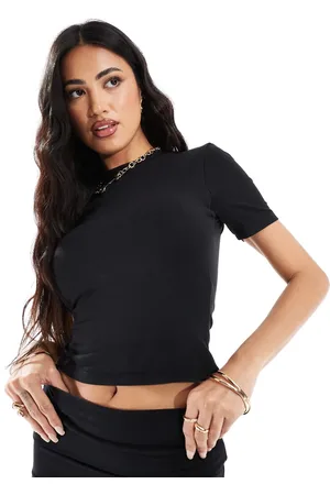 In The Style FITS - Mix og match - tætsiddende formgivende T-shirt med korte ærmer i modal - Del af sæt