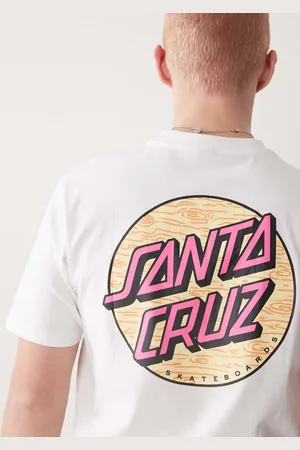 Santa Cruz Dot - T-shirt med logoprint på ryggen-Hvid