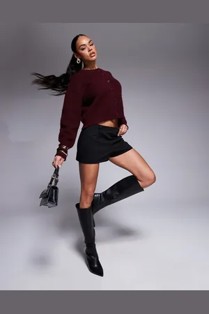 ASOS Sorte skræddersyede mikroshorts