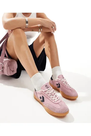 Converse Run Star Ox - Sneakers i pink og marineblå