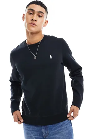 Ralph Lauren Strikket sweatshirt med logoikon i
