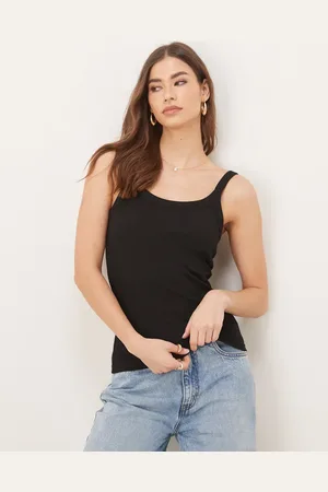 Gina Tricot Singlet-top med ribber