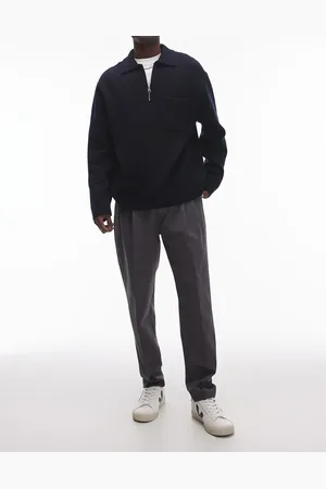 Topman Elegante bukser med tapered pasform i bomuld