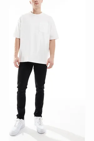 ASOS Sortvaskede skinnyjeans fra