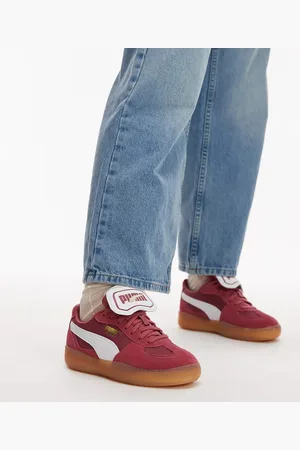 PUMA Moda Tongue Palermo - Bordeauxrøde og hvide sneakers