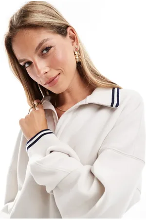 Abercrombie & Fitch Sweatshirt med krave