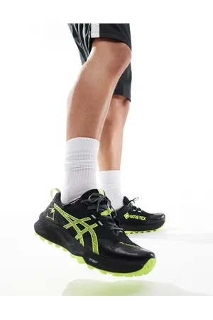Asics Gel-Trabuco 12 GTX - Sorte og neongule og vandtætte sneakers til trailøb
