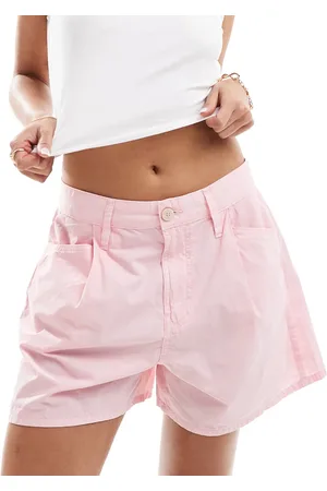 MANGO Vævede shorts med lige ben i vasket