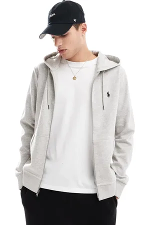 Ralph Lauren Hættetrøje med spillerlogo og lynlås