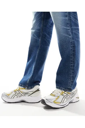 Asics Gt-2160 - Hvide sneakers og sølvfarvede og gule detaljer