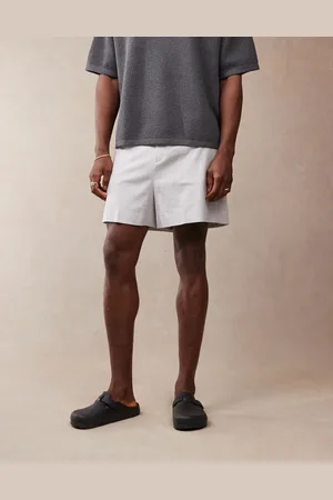 ASOS Elegante cropped bermudashorts i hørblanding