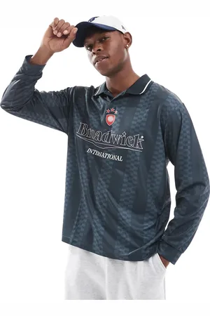 Bershka Sports-sweatshirt med retro striber