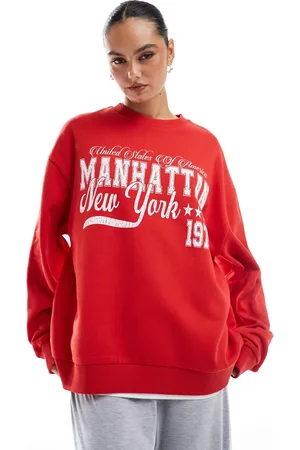 ASOS Og oversized sweatshirt med "Manhattan"-grafik