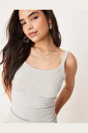 Gina Tricot Ribstrikket top
