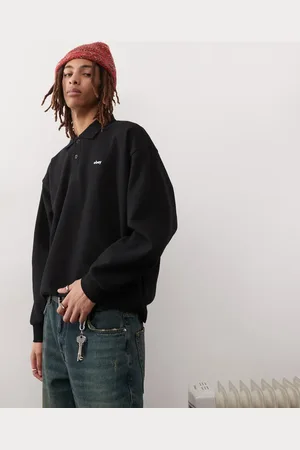 Obey Lowercase - polo i fleece med logo
