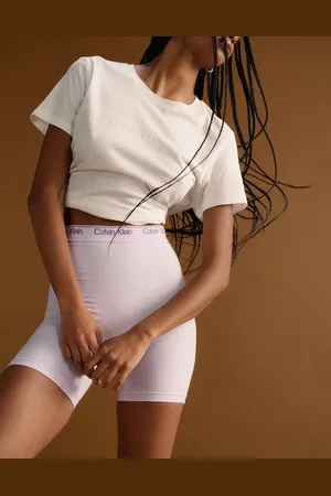 Calvin Klein Shapewear - Lyslilla og højtaljede shorts med sømløst design