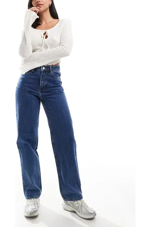 Bershka Behagelige mom-jeans i autentisk