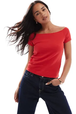 Hollister Afslappet og T-shirt med offshoulder-snit